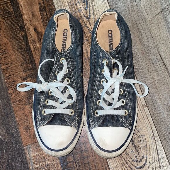 Converse All Star Chuck Taylor Gray with Gold - Picture 1 of 6